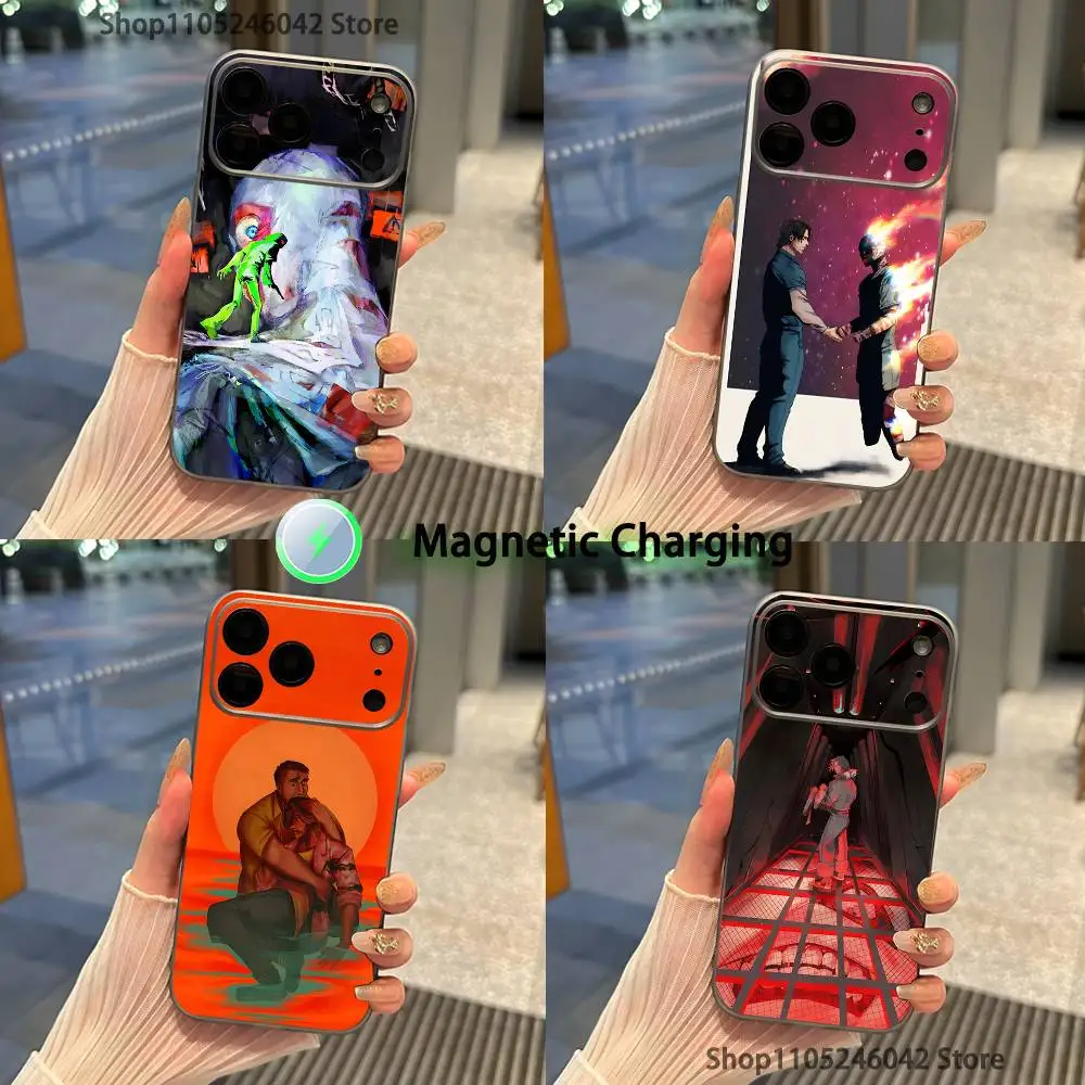 

Game M-MouthwashingS For iPhone 17,16,15,14,13,12,11,Pro,Max,Plus Transparent gray Phone Case Magnetic Wireless Charging