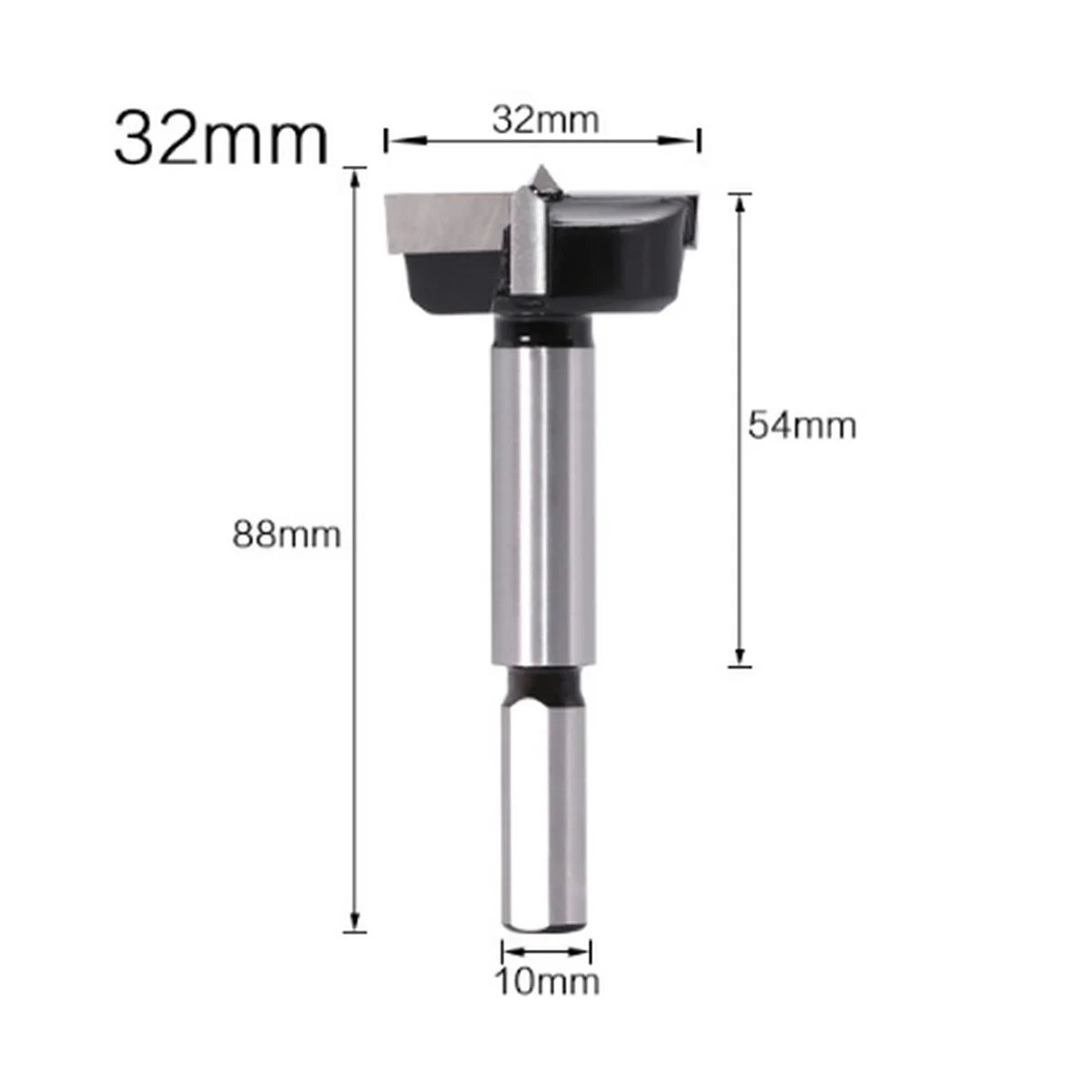 삼각형 생크가 있는 5 산업 등급 카바이드 목공 비트, 25mm, 28mm, 30mm, 32mm 및 35mm 포함
