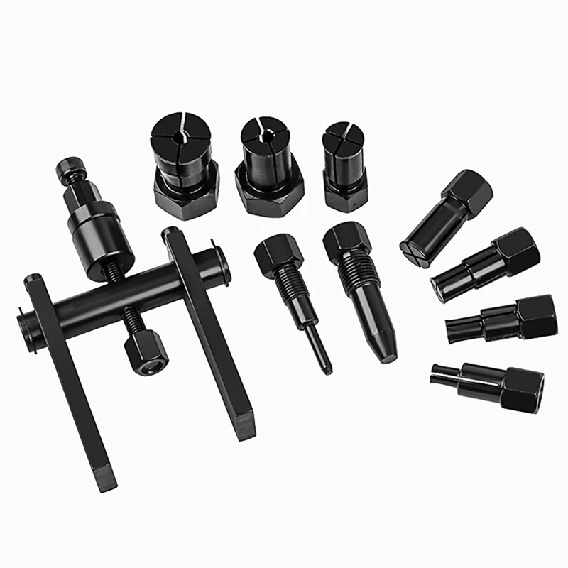 10pcs Practical Bearing Puller Motorcycle Bearing Removal Mechanical Tool Puller with Box Motorcycle Internal Bearing Puller Kit