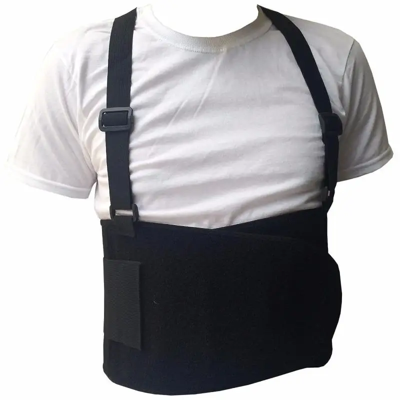 Rückenstützgürtel, Taillengurt, ergonomischer Rückenstützgürtel, dicker Stoff bietet Rückenstütze, um Verspannungen zu verhindern und einen korrekten Haltungsausgleich zu gewährleisten – Detail 4