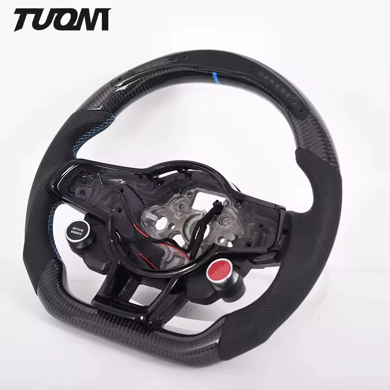 Carbon Fiber Steering Wheel For Volkswagen VW Golf 7 7.5 MK7 MK7.5 R GTI GTD GTE Polo GTI Scirocco 2015 2016 T-ROC Tiguan