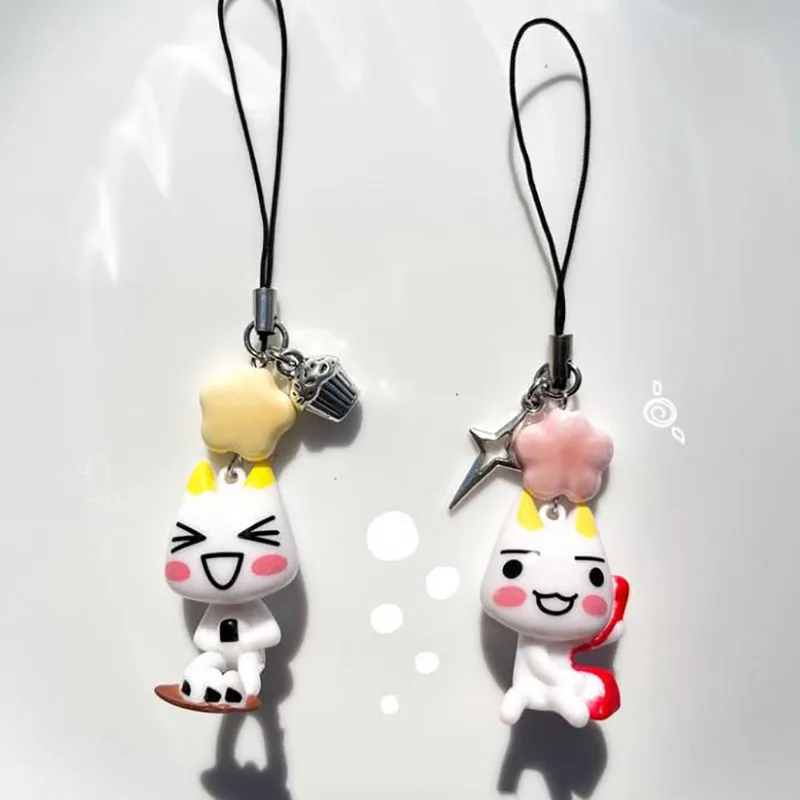 toro inoue Beaded Phone Charm Aesthetic Handmade