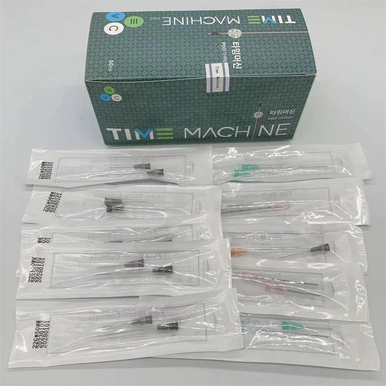 50pcs 100pcs Manufacture High Toughness Disposable Hypodermic Filler Cannula 14G 90MM Canula Micro Blunt Tip Cannula with filler