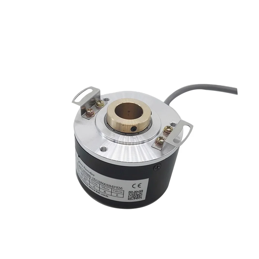 

60mm outer 2500ppr rotary encoder hollow encoder 15mm hole for CNC machine GHH60-15G2500BML526