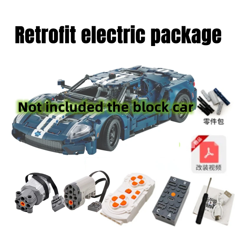 IN STOCK APP Motor Remote Control LED Light Set Accessorie Compatible With LEGO 42154 ForddGT Car Building Blocks Brick