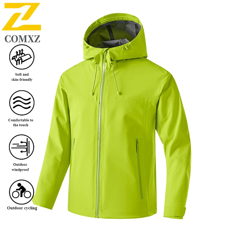 EiAO سترة واقية للزوجين موضة مقنعين مقاوم للماء يندبروف سترة خارجية للمشي التخييم الصيد العصرية أكتيفيوير 2025