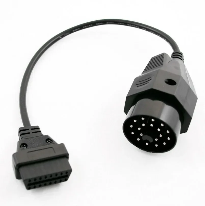 20PIN‑16PIN OBDII Diagnostic Adapter, Female OBD2 Extension Connector Cable, Car Diagnostic Tool Accessory for BMW