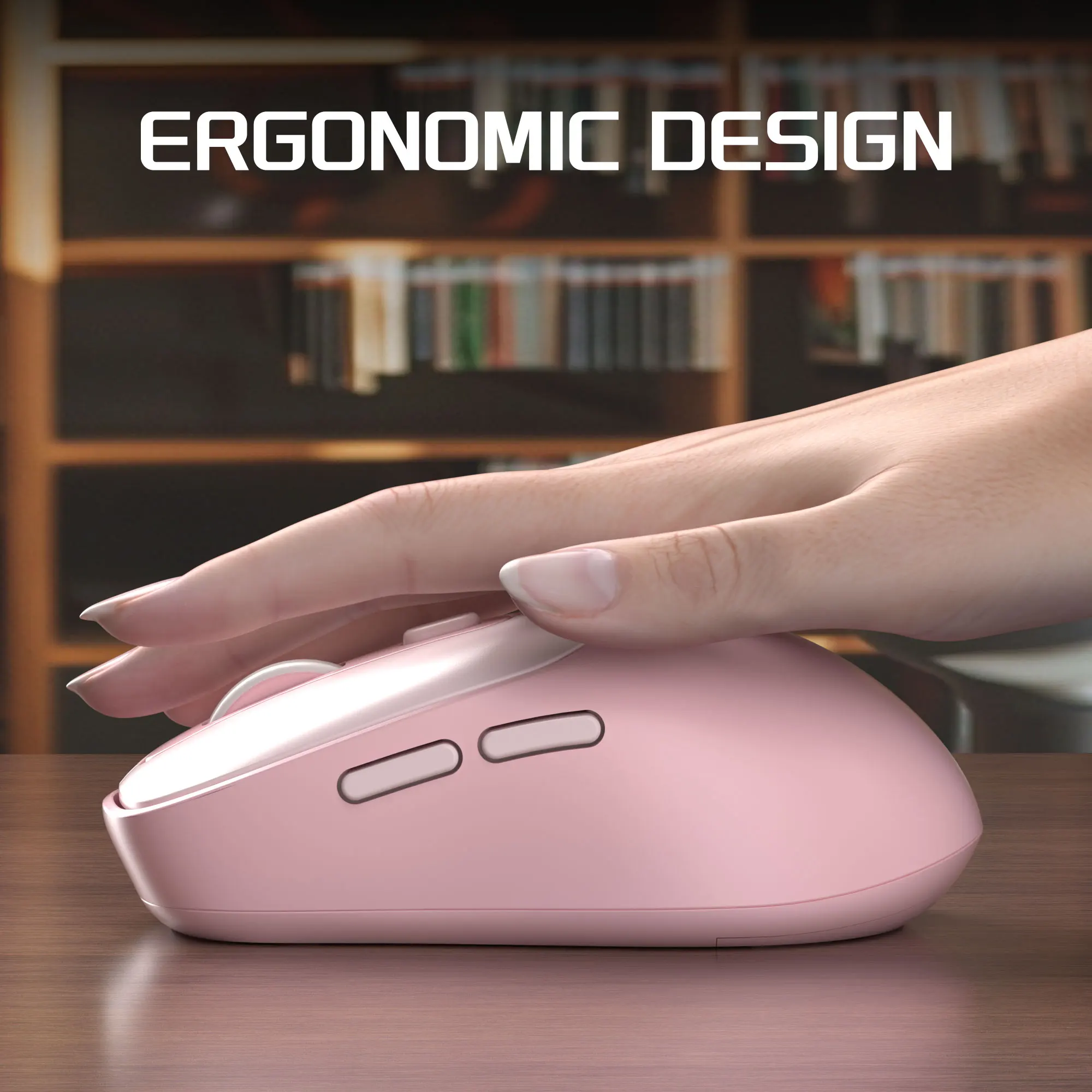 MageGee Wireless Mouse 2.4Ghz USB Connection, Automatic Hibernation for Power Saving, Suitable for Gaming Office Laptop Desktop
