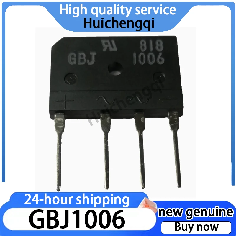 5PCS Original Genuine GBJ1006 GBJ100 GBJ 600V 10A Rectifier Bridge