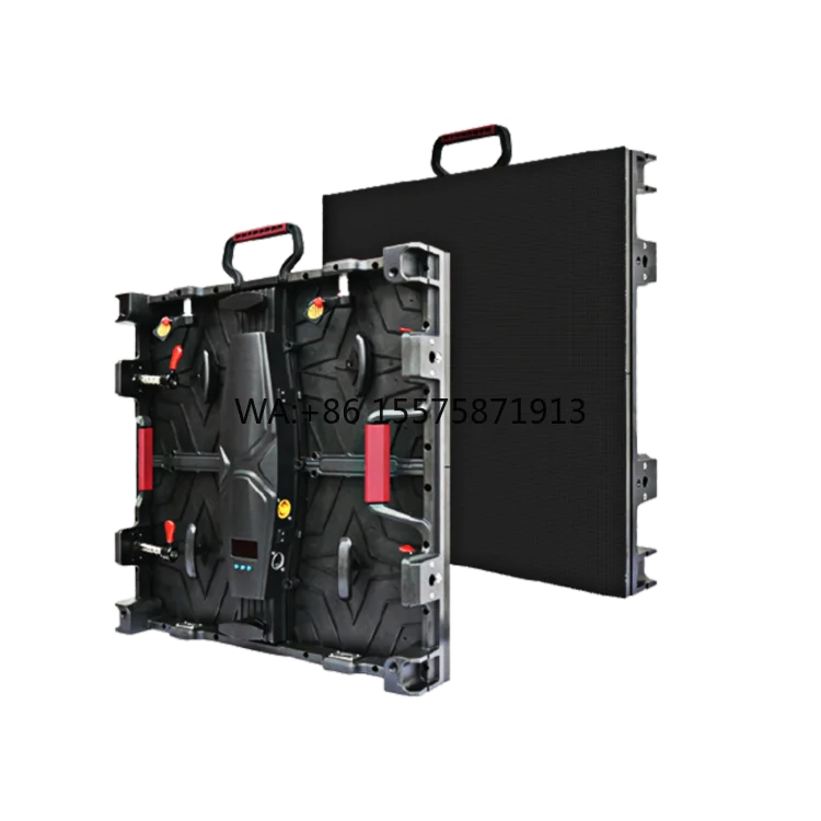 

P3,91 мм уличная светодиодная видеостена 500x500 мм литой шкаф IP65 водонепроницаемый 3840 Гц легкая установка экрана для мероприятий