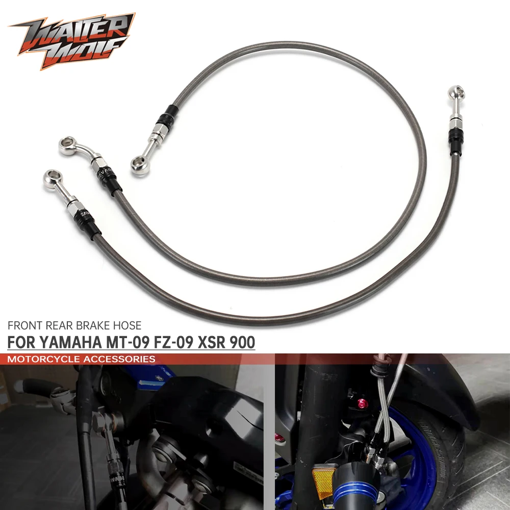 

Brake Hose for YAMAHA MT 09 MT09 FZ 09 FZ09 XSR 900 XSR900 Front or Rear Lines Pipe CNC Aluminum Steel Motorcycle Accessories