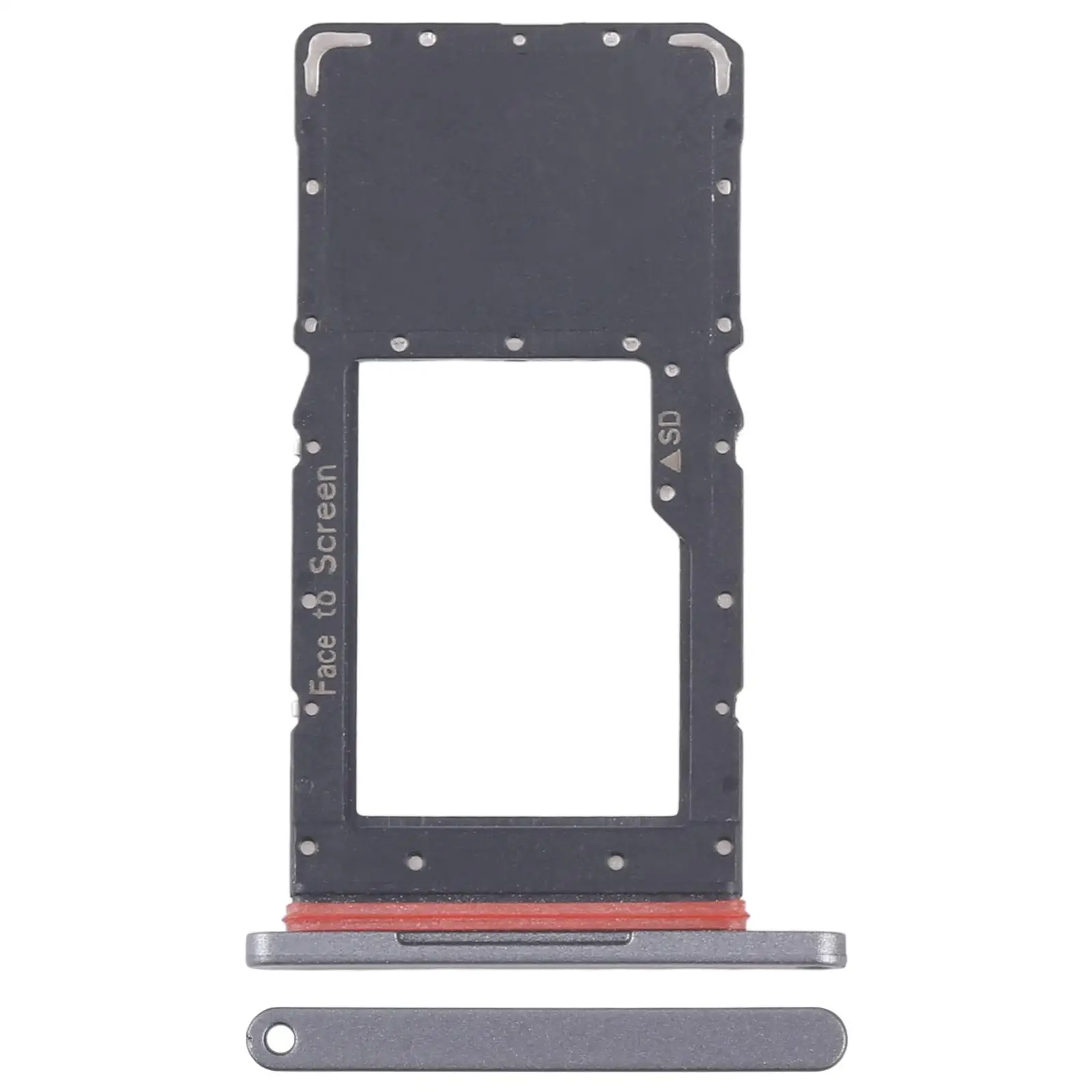 TB330 SIM Card Tray For Lenovo Tab M11 / K11 TB330FU TB330XU 4G Version SIM+Micro SD Card Tray / WIFI Version Micro SD Card Tray view 5