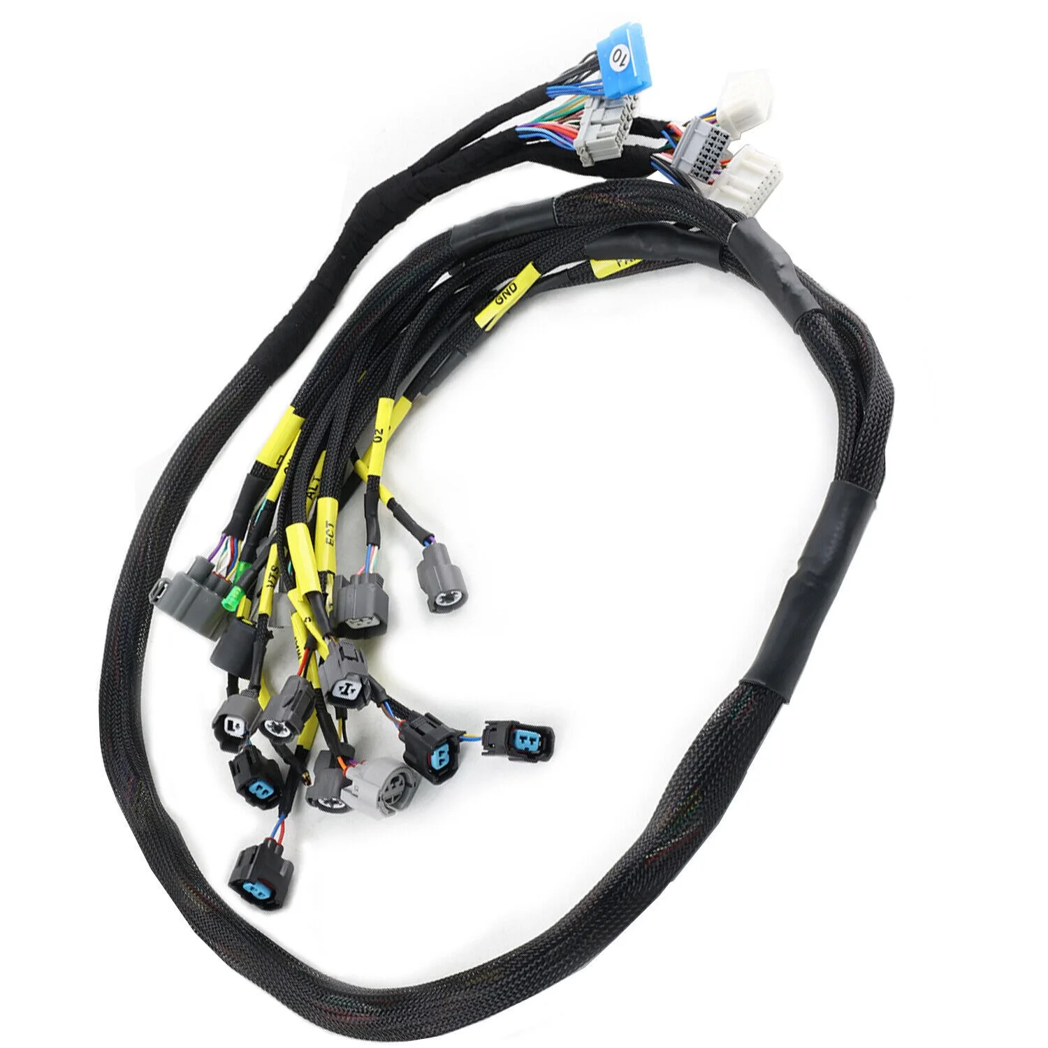1set CNCH-OBD2-1 CNCHOBD21 Tucked Engine Harness for Honda Civic Integra B16 B18 D16, OBD2 Budget B-Series Engine Wiring Harness