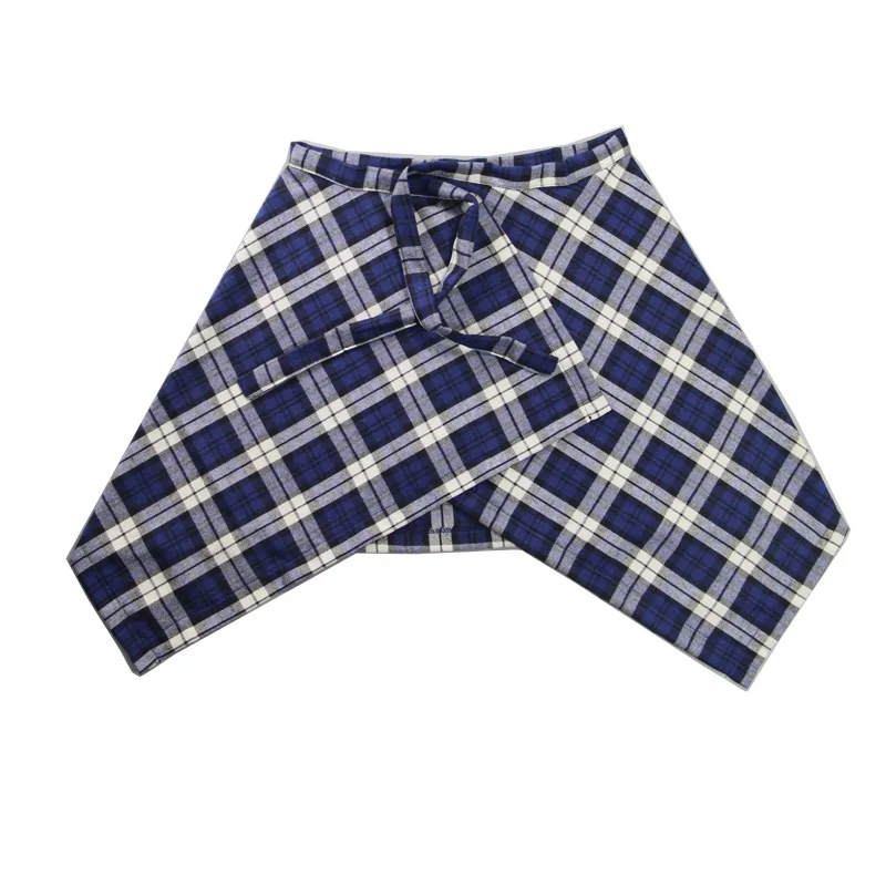 Hip Hop Irregular Men and Women Fake Shirt Hem Spring Autumn Plaid False Shirt Skirt Half-body Female Skirts Womens Jupe Saia