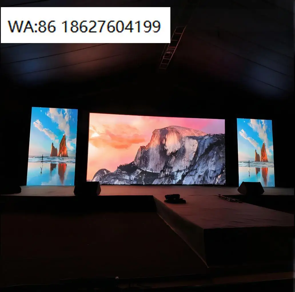 

P2.5-P3.9 Mobile Stage Backdrop LED Video Wall IP65 Waterproof 3840Hz SDK Supported Display