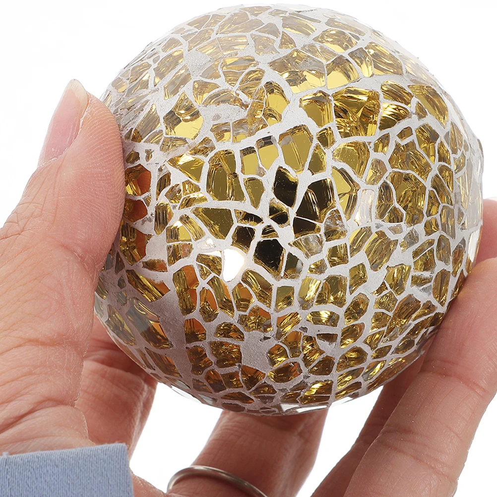 

2 Pcs Balls Decor Desktop Sphere Ornament Venue Setting Props Decorative Geometric