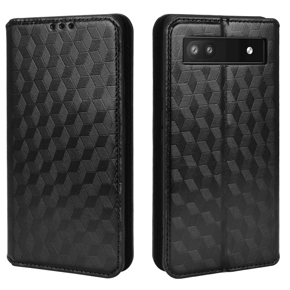 

Flip Leather Cover For Google Pixel 6a 6 Pro Magnetic Skin Three Dimensional Pattern Shockproof Card Slot Wallet Phone Case