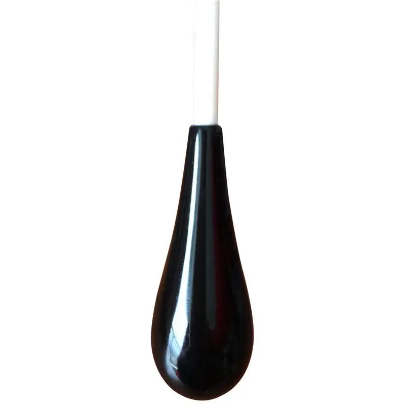 ABJM-10X Music Conductor Batons,Imitation Agate Handle Orchestra Conducting Baton Music Batons (Black)