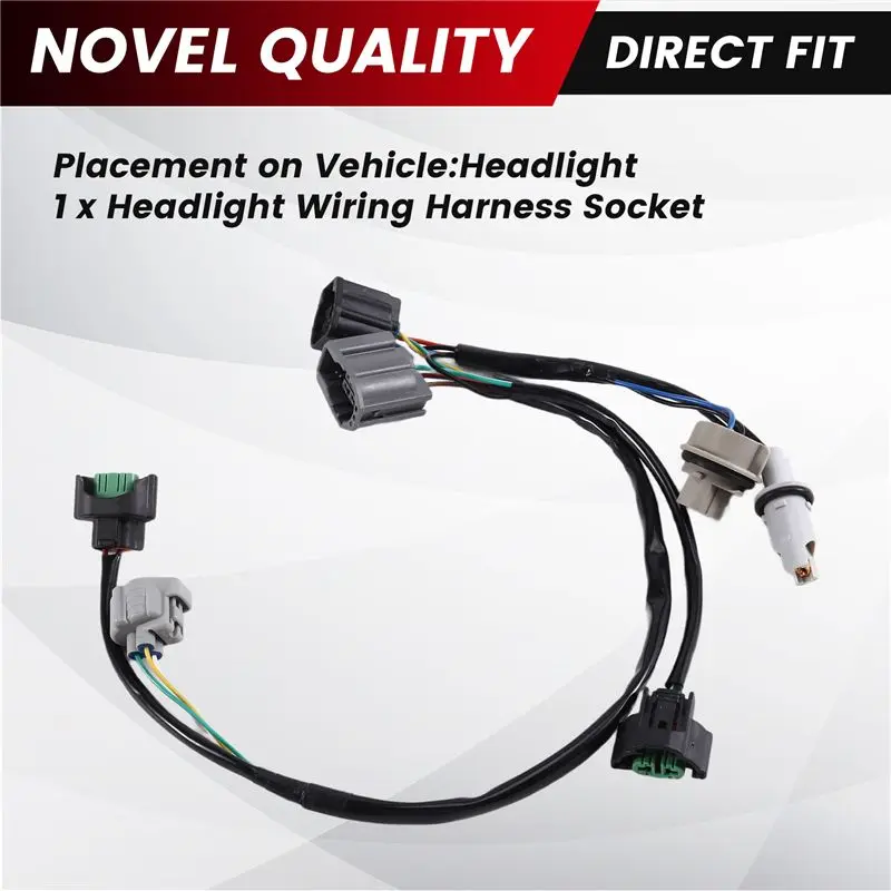 Wire For Mazda 6 GH 2007-2010 GS1F-51-155B Car Headlight Lamp Wiring Harness Socket Holder Wire-X59A
