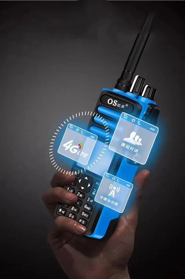 Unlimited Range OS-8668 Walkiy Talkie Radio LTE Group Call 4G Walkie Talkie With SIM Card - view 3