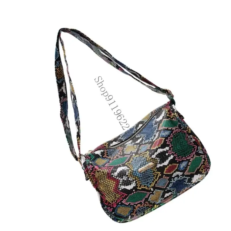 

Women Shoulder Bag PU Leather Armpit Bag Retro Underarm Bag Commuting Bag Trendy Crossbody Bag for Everyday 066F