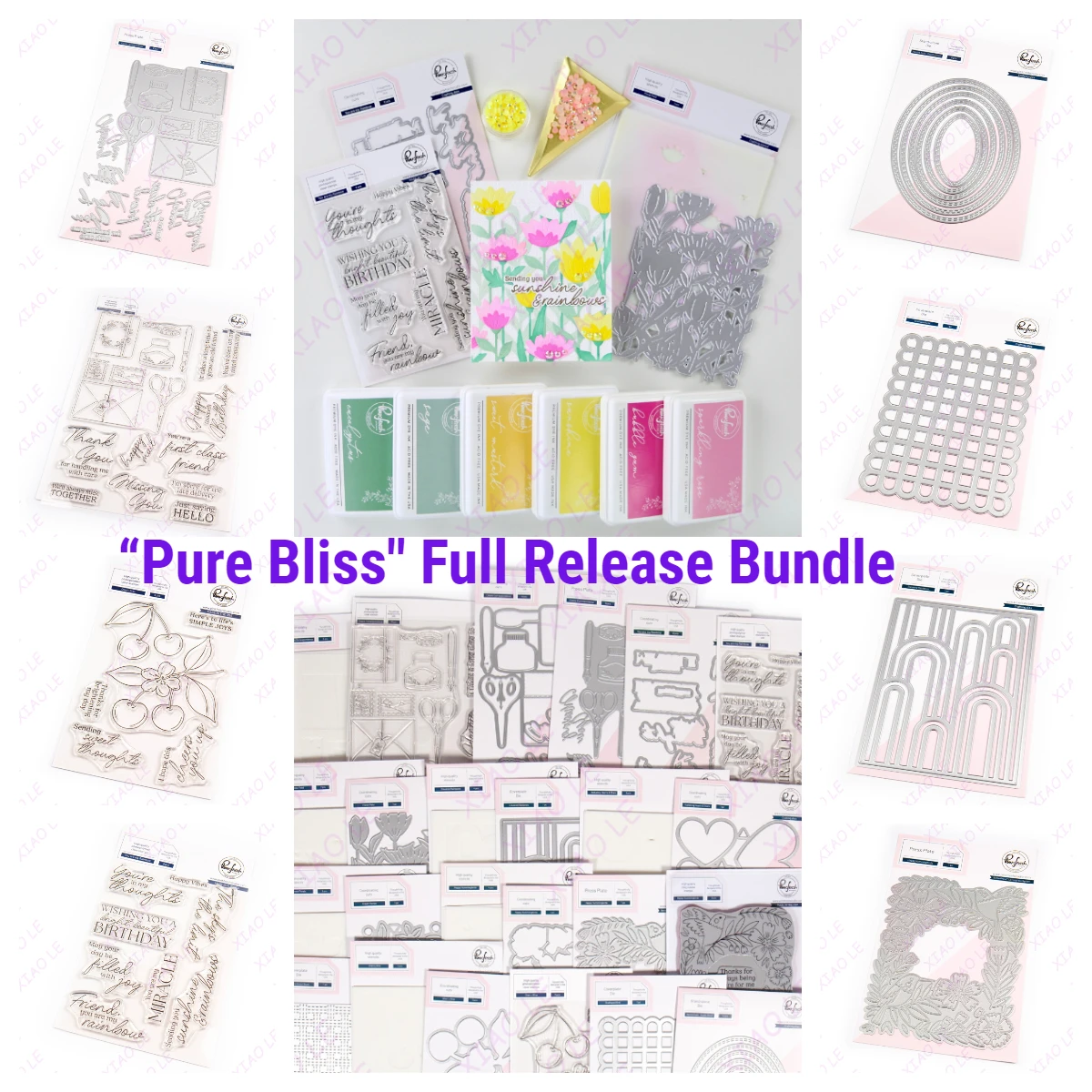 

Cut Dies New Pure Bliss Full Release Bundle Metal Cutting Dies Stamps Stencil Hot Foil Craft Embossing Make Paper Greeting Card