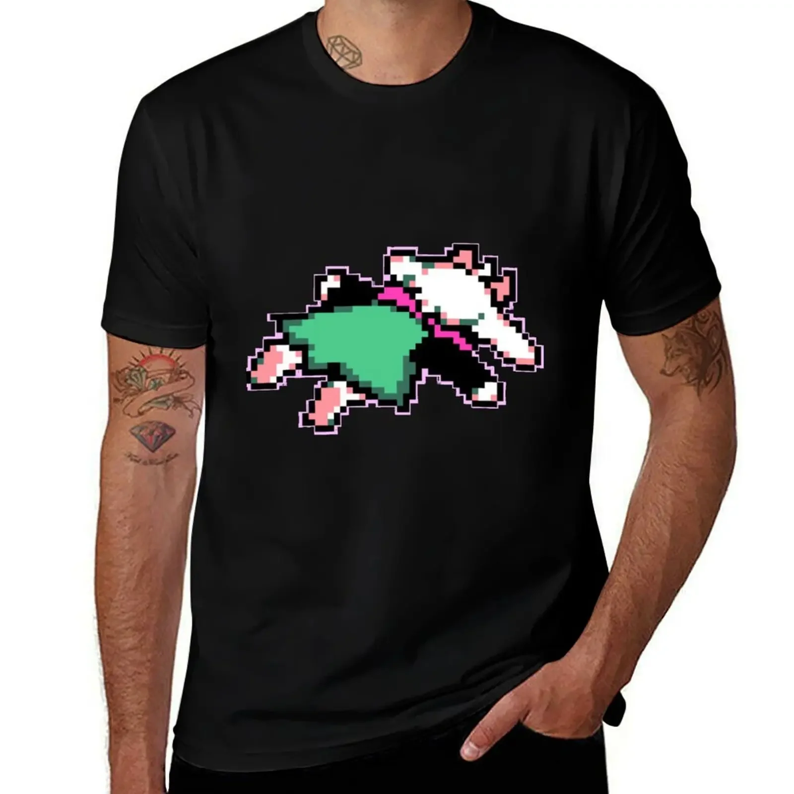 Ralsei Splat Pin T-Shirt anime customizeds mens graphic t-shirts big and tall