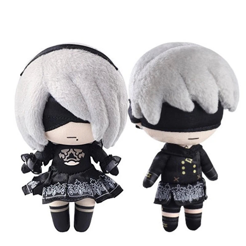 

mini 2Byorha 9Syorha game peripherals Plush 2Byorha 9Syorha Plushies Doll room Decoration cute stuffed toys festival gift 23cm