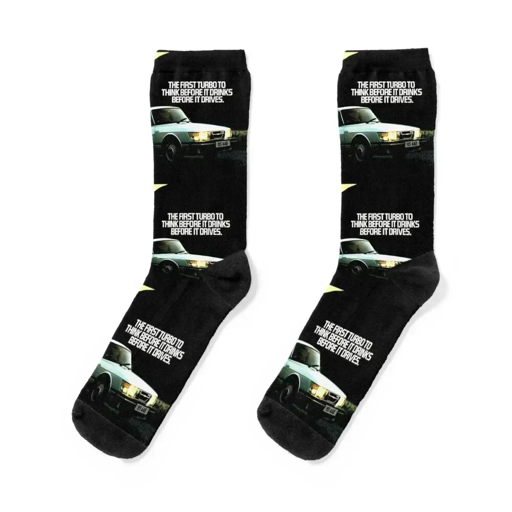 

SAAB 900 TURBO Socks sports stockings christmas gift Men's Toe sports Men Socks Women's