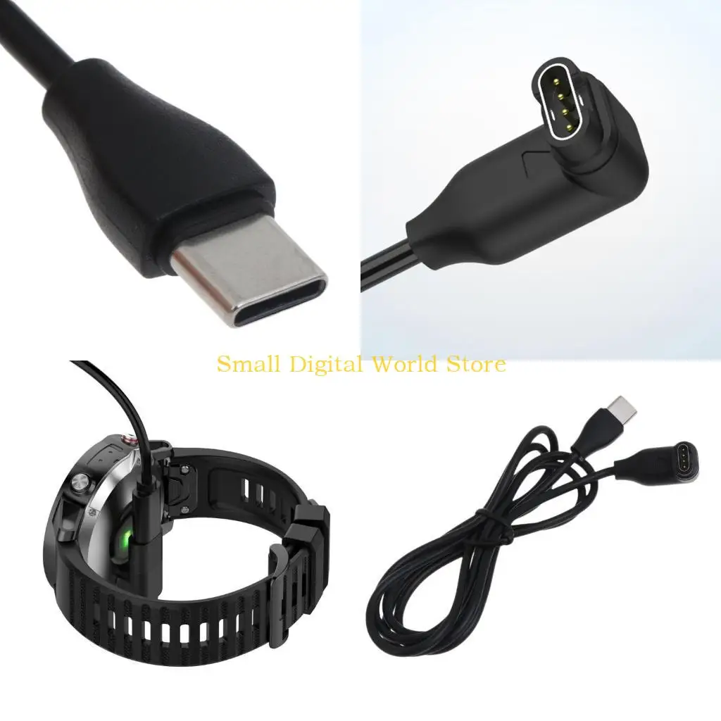 

77UB 1M Type-C Power Adapter Adapter Fast Charging Cable for Fenix 7 7S 7X