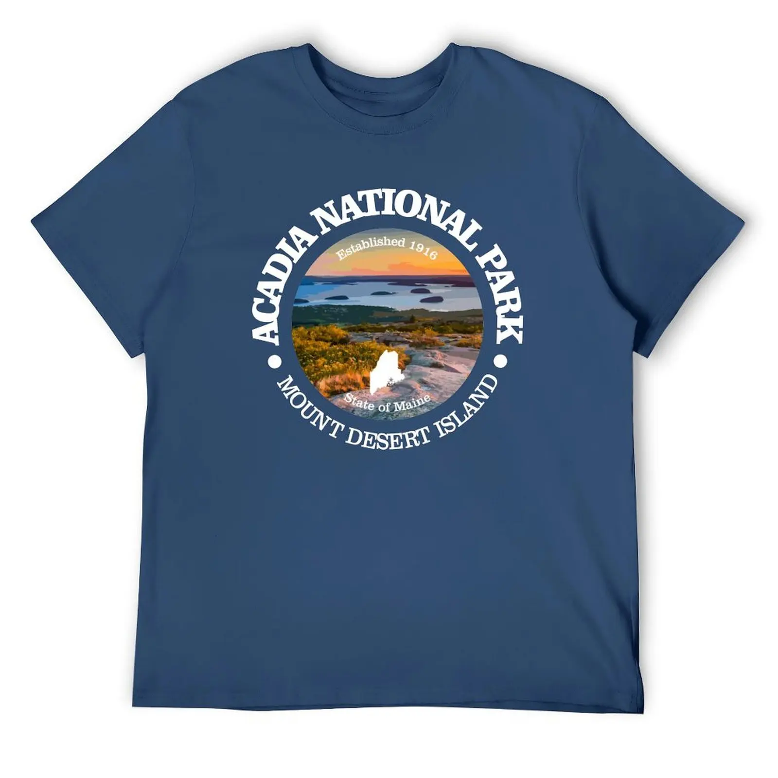 

Acadia National Park (NP) T-Shirt Short sleeve tee gifts for boyfriend anime shirts men