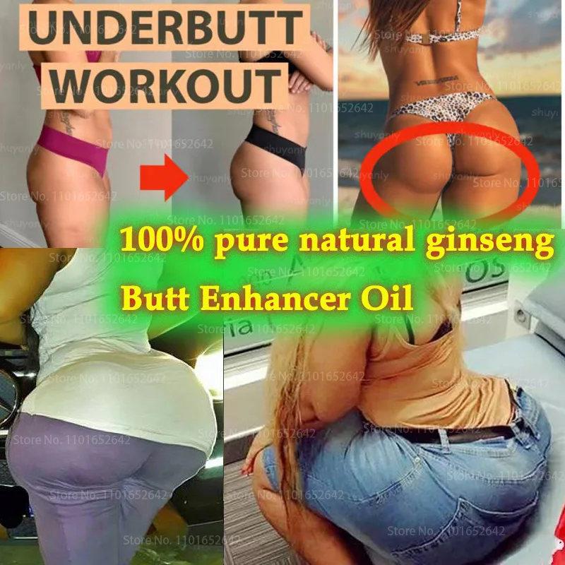 

African Native Pure Natural Buttocks Massage Oil Exercise Quickly Enlarges The Fat Area of The Chest and Buttocks Essential Oil