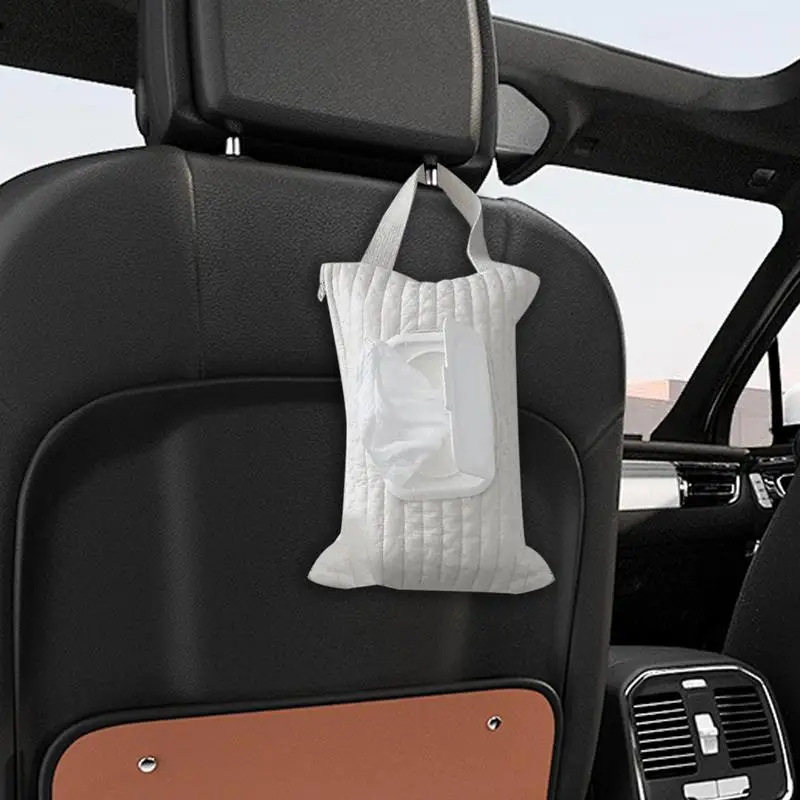 Napkin Holder Bag Wet Wipes Paper Storage Organizer Tissue Boxes Holder Stroller Tissue Bags Wet Wipes Paper Storage Organiser