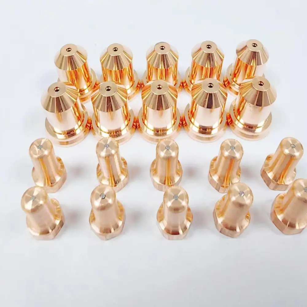 High Quality Plasma Cutter Consumable Kit For IPT80 PTM80 PT100 Torch Tips Electrodes Welding Metal Working Repair Tools