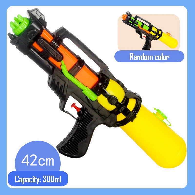 Puxar tipo pistolas de água de grande capacidade brinquedos de praia das crianças de alta qualidade plástico abs pressão pistola de água piscina brinquedos ao ar livre