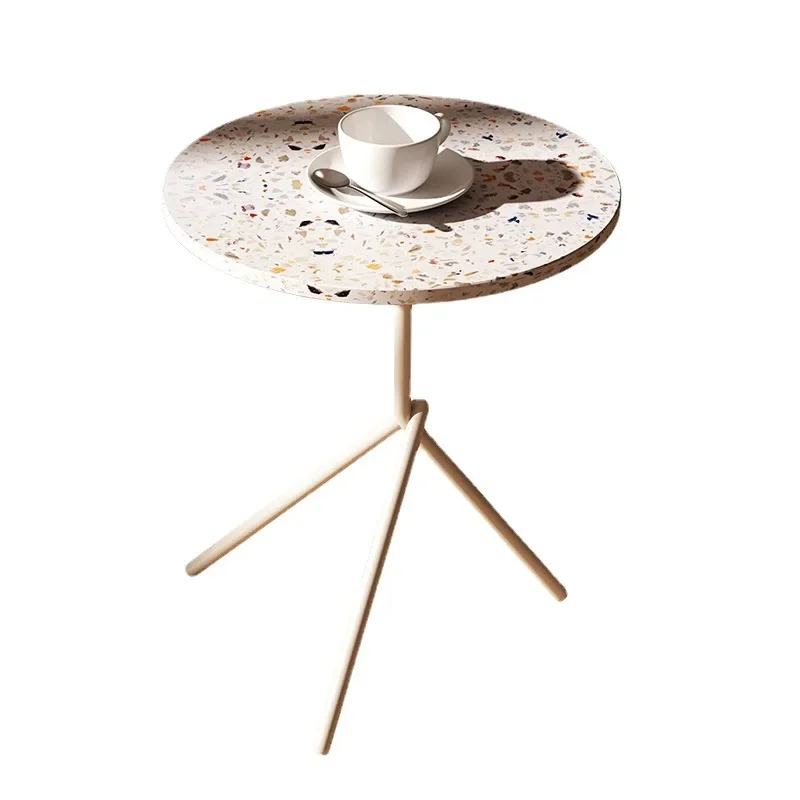 زوايا جانبية، طاولة مستديرة صغيرة فاخرة خفيفة، طاولة جانبية للأريكة الشمالية، طاولة قهوة تيرازو