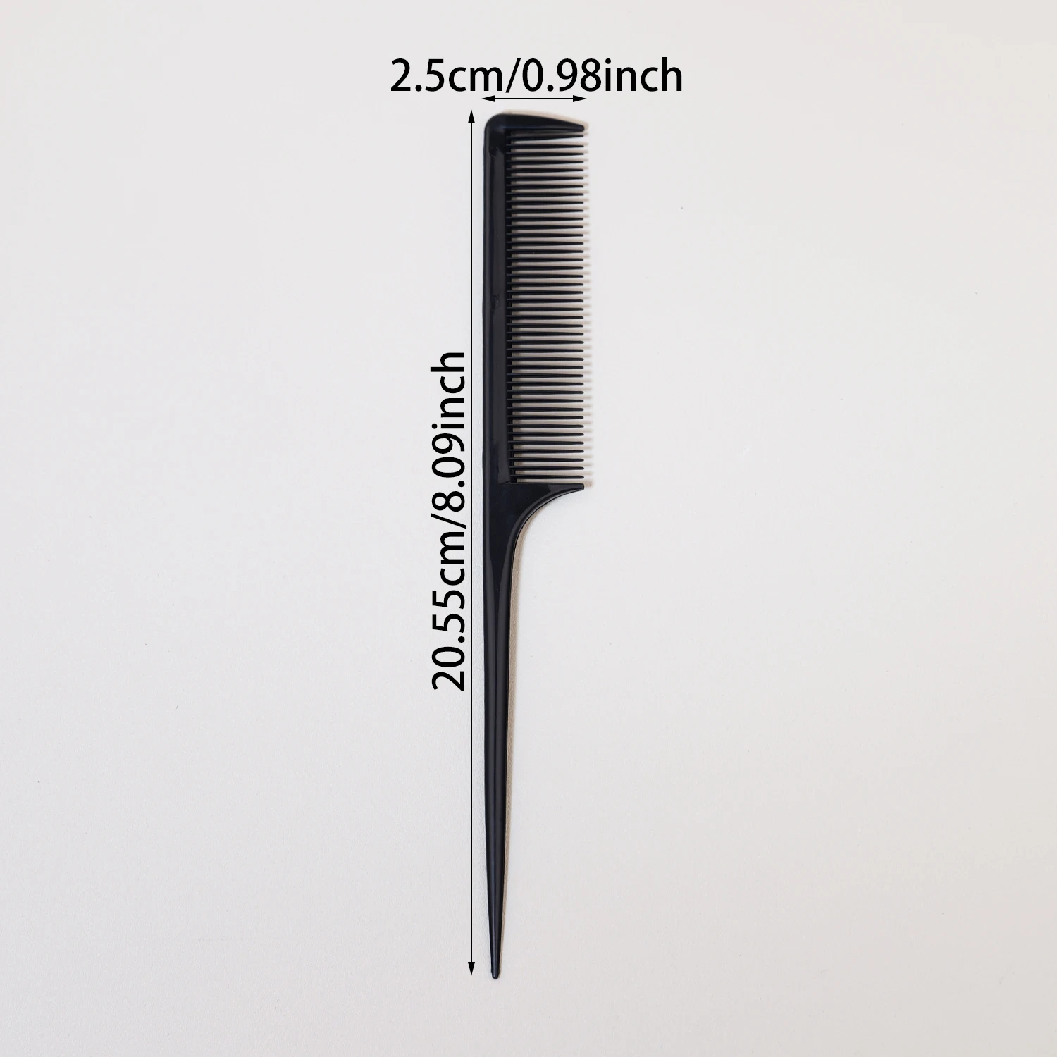 20 professional pointed tail hair combs, anti-static hair dye brushes, hair styling combs,Special for real hair wigs