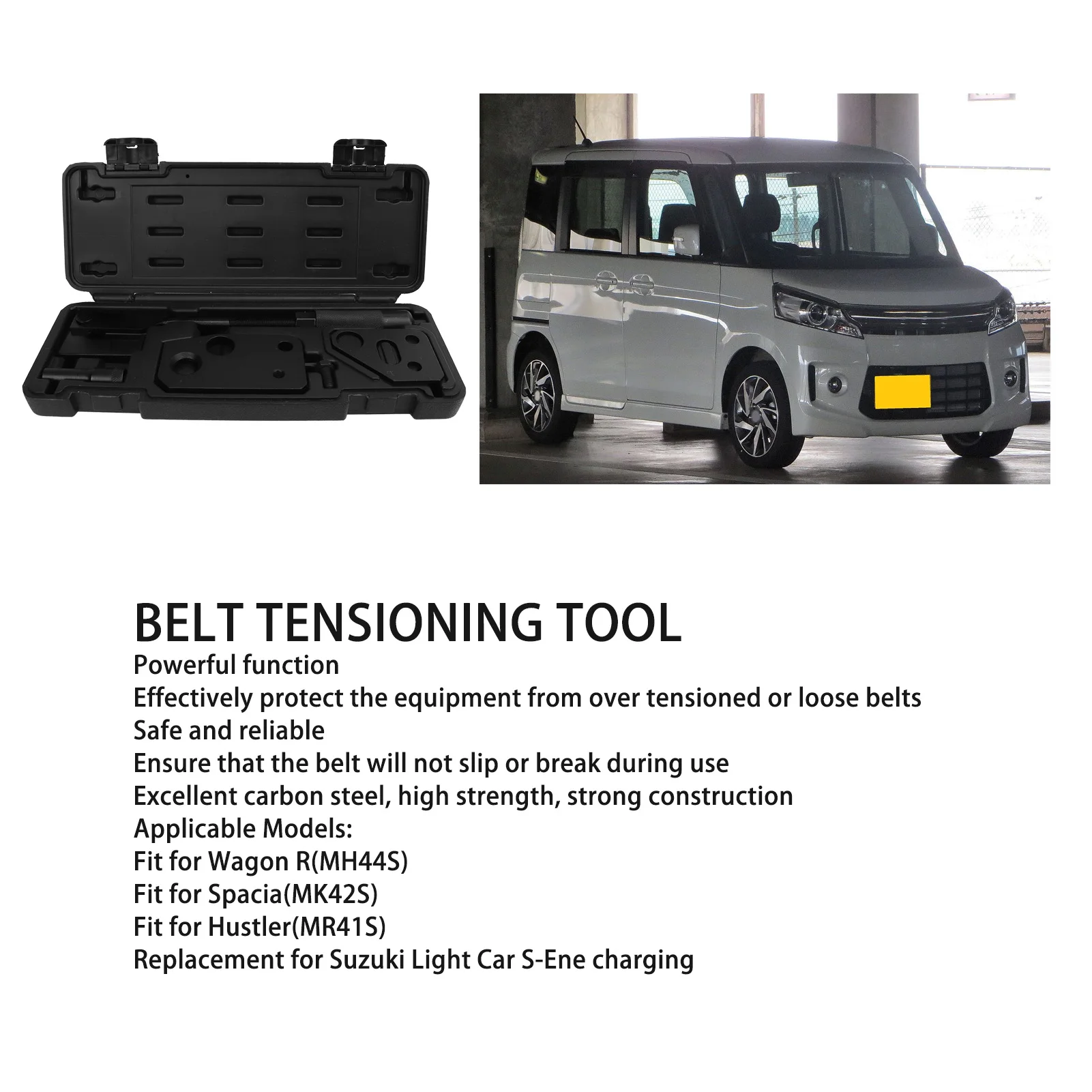5 قطعة أداة شد الحزام لاستبدال سيارة خفيفة سوزوكي S-Ene شحن محركات ISG محرك الكربون الصلب محرك حزام الموتر #5