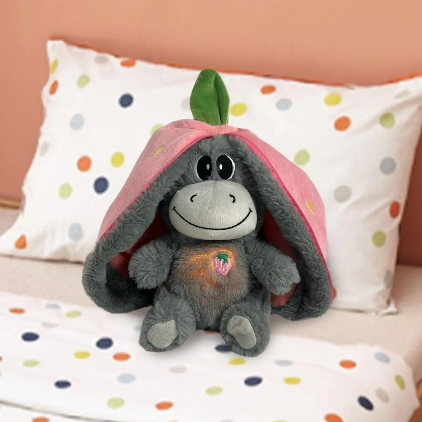 تنفس الحمير لعبة لطيف الحمير وسائد فخمة تهدئة تكبب الحيوان أفخم الكرتون الحيوان بلوشيز مع التنفس واقعية #3