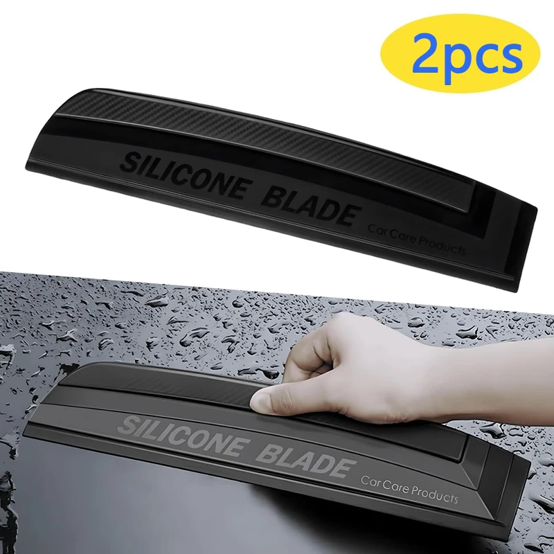 Non-Scratch Soft Silicone Handy Squeegee Car Wrap Tools Water Window Wiper Drying Blade Clean Scraping Film Scraper Accessories