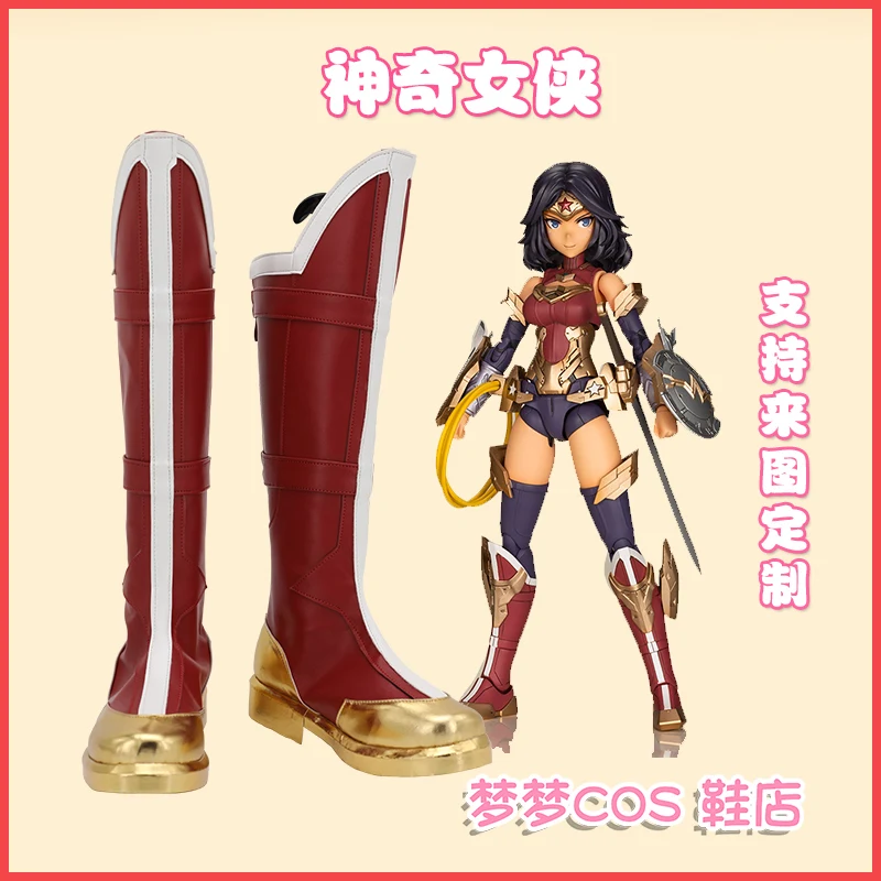 

Женская обувь для косплея, ботинки для косплея принцессы Дианы, сапоги ручной работы для Хэллоуина