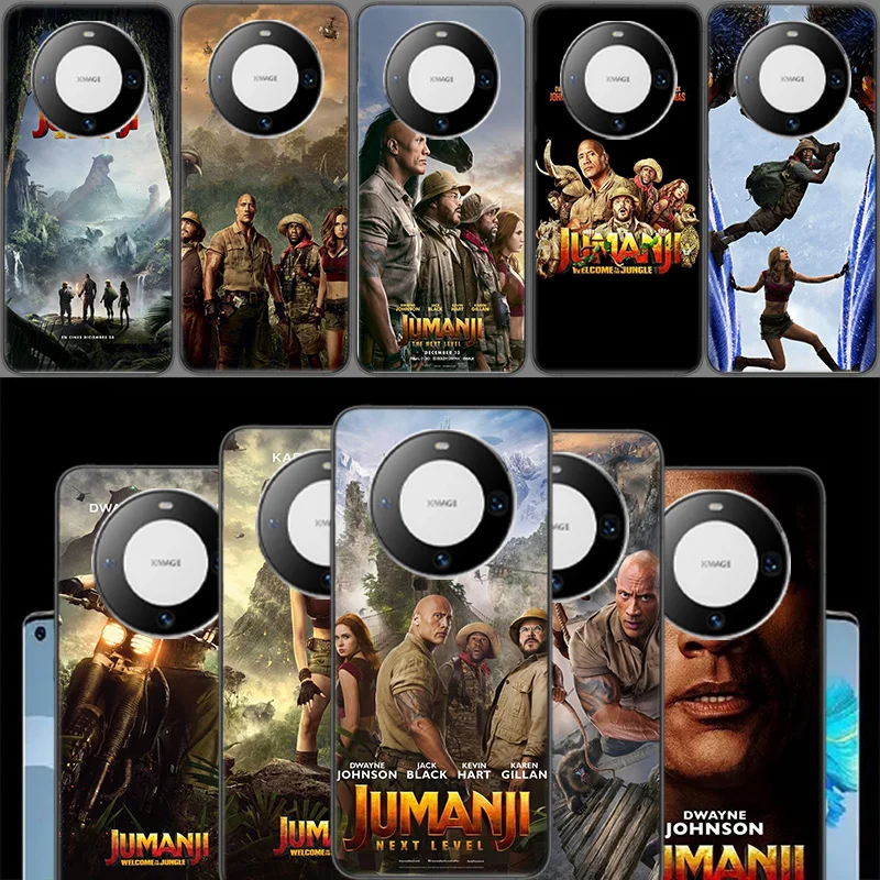 Jumanji Welcome to the Jungle Phone Case For Huawei P40 Lite P50 Pro P30 P20 P10 Y5 Y6 Y7 Y9 2019  Mate 30 20 Pro 10 Lite Cover