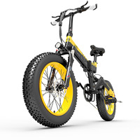 BEZIOR XF200  All-Terrain Electric Bike 26 inch Adult Folding Bike 1000W 48V15Ah Battery ,City Electric Bicycle