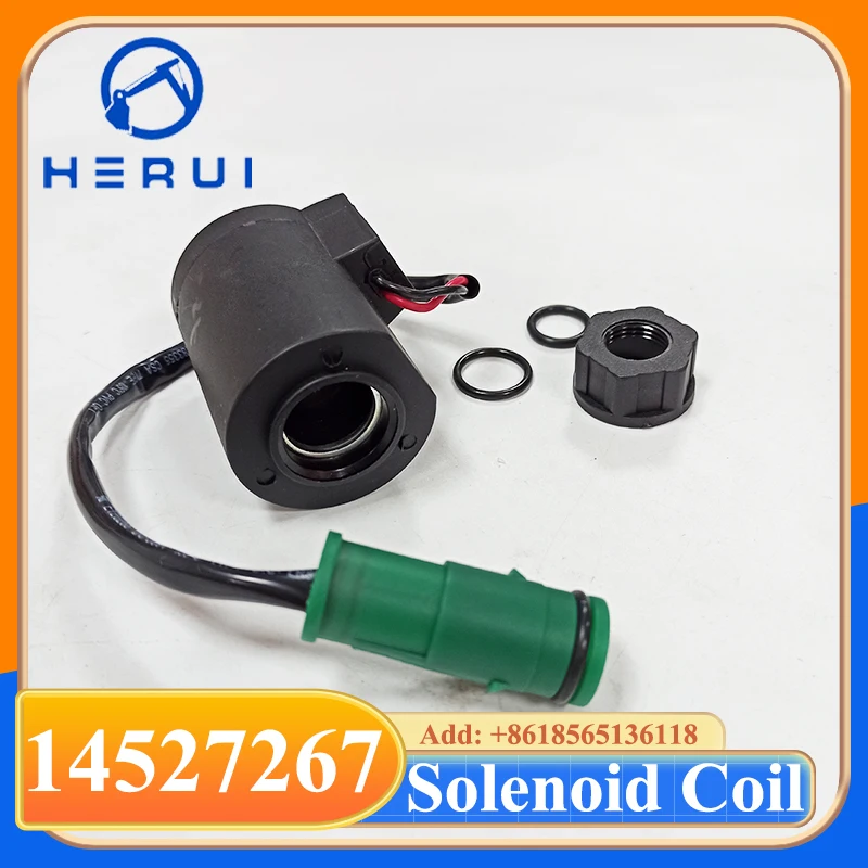 EC210 EC240 EC290 EC360 B BLC BNLC Excavator 12V/24V  Solenoid Valve Coil 14527267 VOE14527267