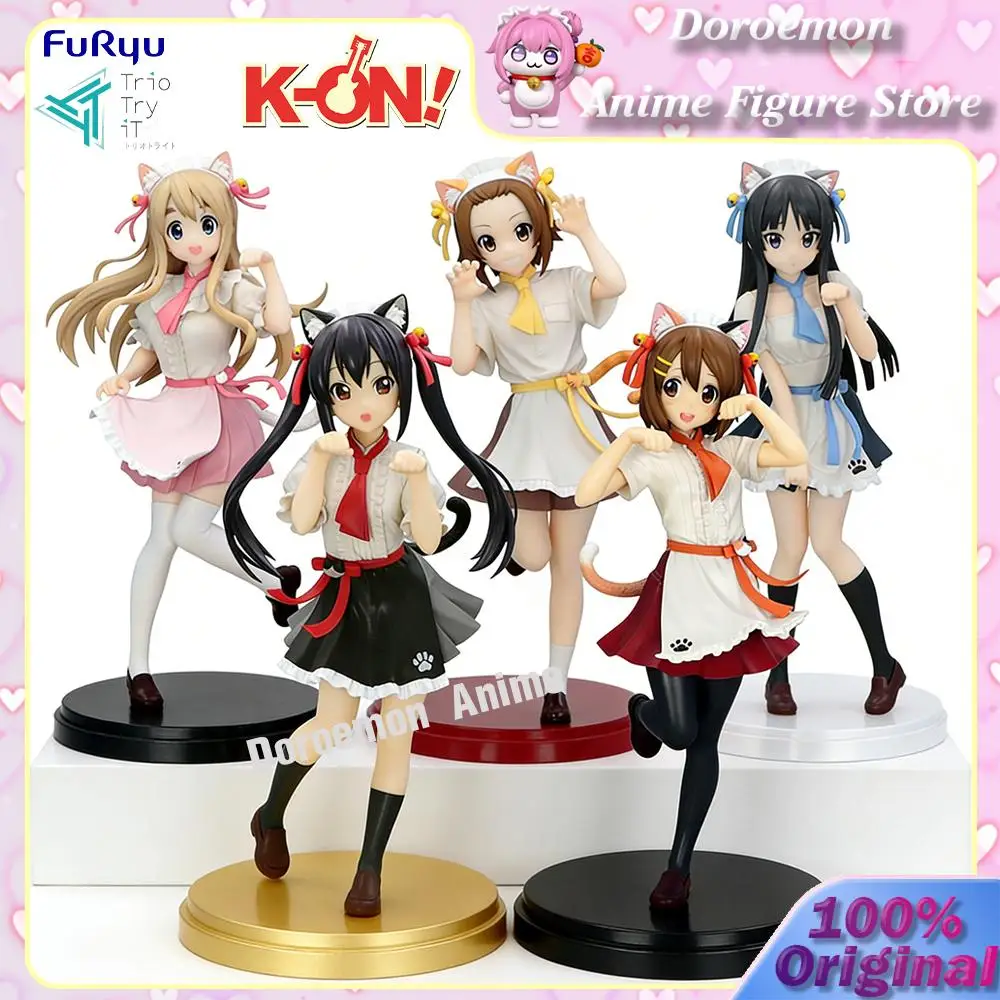 

Оригинальная фигурка Furyu Trio-Try-It K-On! Коллекция фигурок милых аниме-девушек: настольные украшения, модели, игрушки, подарки