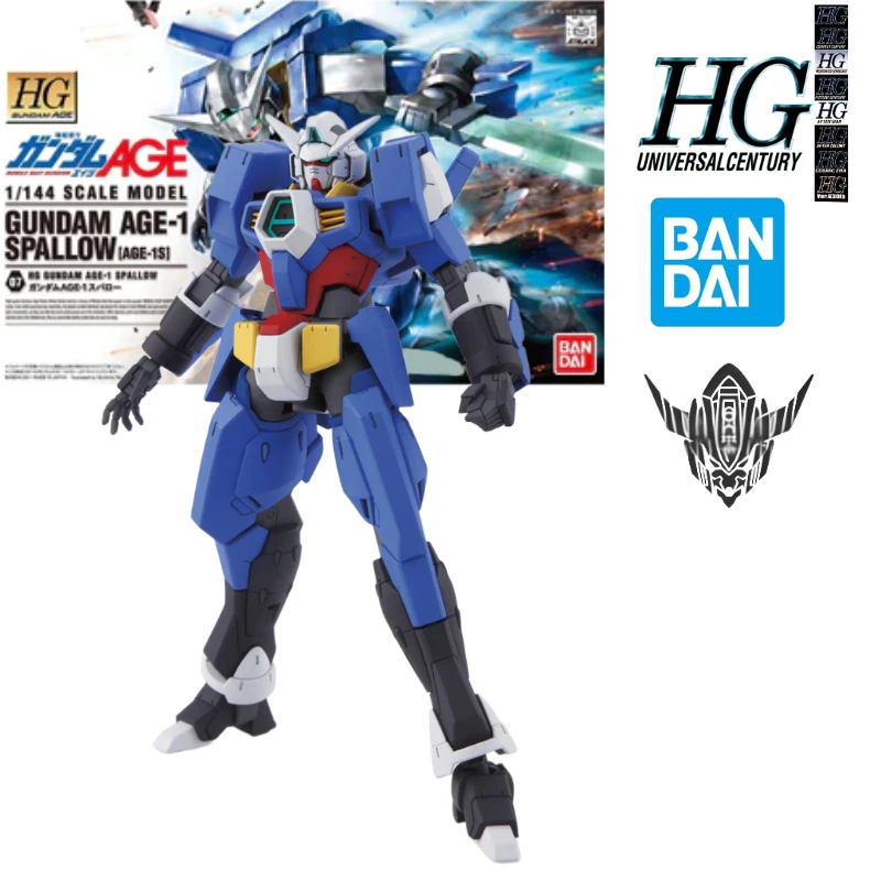 

Bandai Original 1/144 HG AGE 07 Gundam Flying Bird Assembly model Holiday Gifts Decorations Ornaments studio Mecha figure