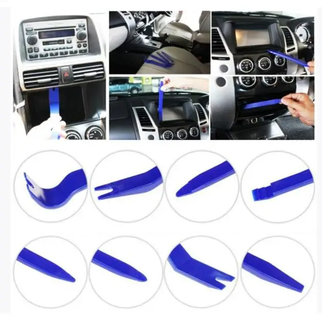 

Инструмент для снятия стереосистемы, 12-компонентный набор инструментов для снятия аудиосистемы на панели автомобиля, ключ хоста, плоскогубцы для снятия крепежа, противоскользящие, эргономичные