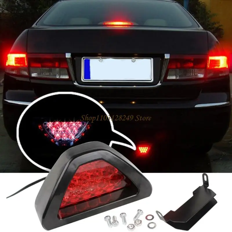 N5KD 12 LED Motorcycle Warning Stop Light Featuring Strong Housing And Long Lasting