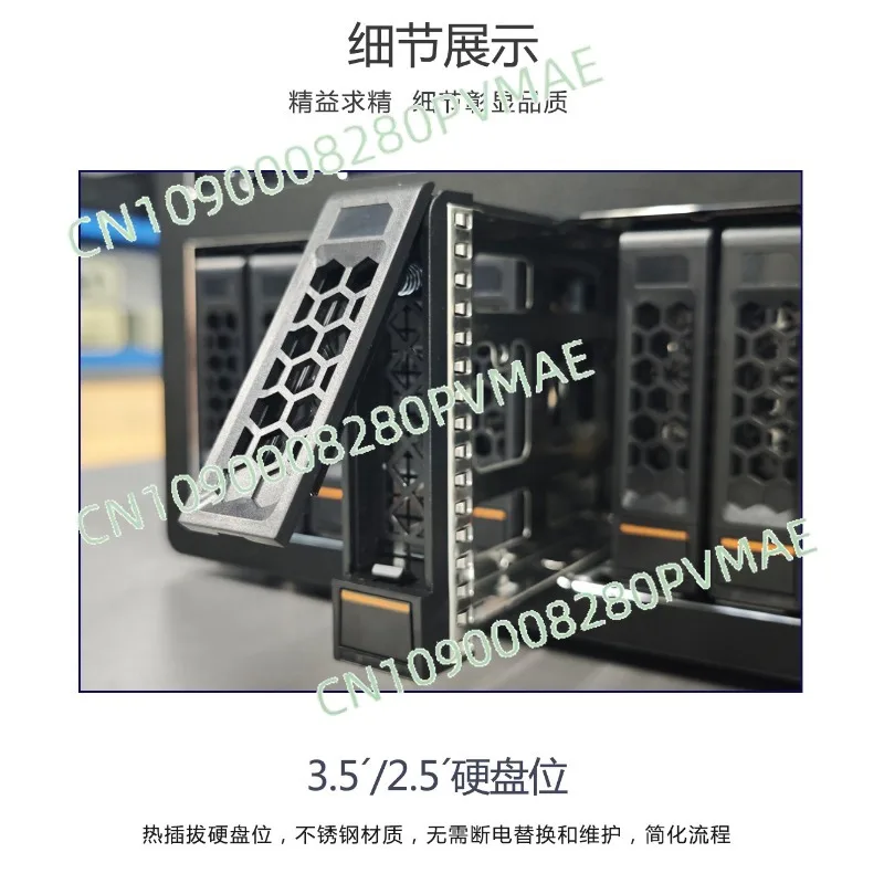 

Nas12 disk storage server supports ATX main board half height PCIE slot small 1U power hot swap chassis