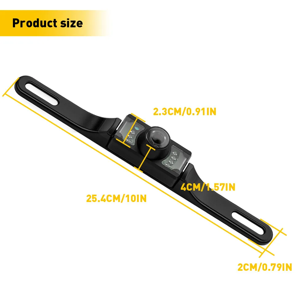 Car Rear View Camera Backup Reverse Camera Night License Vision Plate Bright SMD camera for car